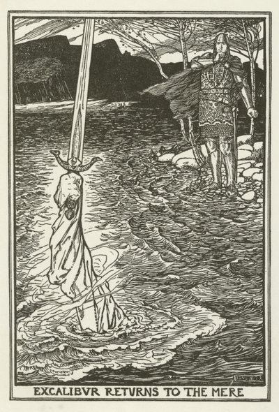 Excalibur kehrt zum See zurück von Henry Justice Ford